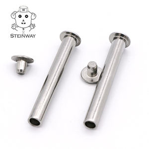 Fabricants chinois de rivets semi-tubulaires à double capuchon, rivets tubulaires à tête plate, rivets mâles-femelles en acier inoxydable - Product Image 6