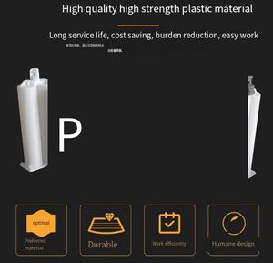 BシステムダブルABエポキシ歯科カートリッジ25ML手動シリンジプラスチックモドリング射出プランジャー小型寸法プラスチック製品 - Product Image 4