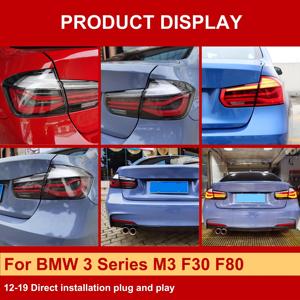 Luces Traseras LED J ONE LCI MP para <span class=keywords><strong>BMW</strong></span> Serie 3 M3 F30 F80 2012-2019, Luces Traseras Personalizadas para Automóvil - Product Image 4