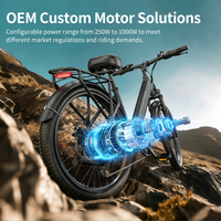 Bicicleta Eléctrica EP26ST OEM/OEM de 48V, Motor de Cubo Trasero de 250W, Bicicleta Eléctrica de Montaña, Nieve y Ciudad, 26 Pulgadas, Bicicleta Eléctrica Gruesa, Económica