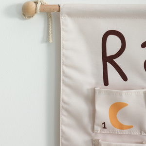 ปฏิทินแขวนผ้าแคนวาสลายสีสันสดใสสำหรับรอมฎอน ขายส่ง 30 ช่อง สำหรับตกแต่งบ้าน สำนักงาน อุปกรณ์นับถอยหลังเทศกาล - Product Image 3