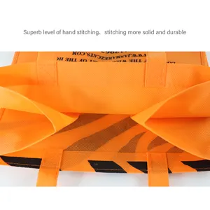 Borsa Non tessuta maneggiata del fornitore professionista del produttore stampata con il modello della lettera per il regalo