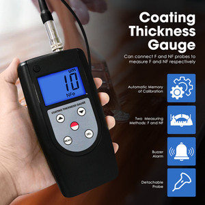 เครื่องวัดความหนาเคลือบแบบดิจิตอล Xtester Heavy Duty ความแม่นยำสูง รุ่น NF หัววัดแบบ Eddy Current สำหรับทดสอบสี รับประกัน 1 ปี - Product Image 2