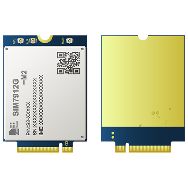 The SIM7912G-M2 in a M.2 Type Is Multi-Band LTE-FDD/LTE-TDD/HSPA+ Modules