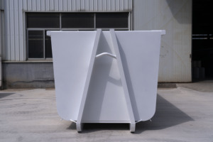 Contenedor de 15 M3 apilable con tapa abierta, contenedor de 15 yardas, pieza de camión, papelera de metal para chatarra - Product Image 2