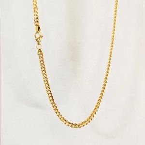 สร้อยคอทองคำแท้ 18k ลายเรขาคณิตคลาสสิกสไตล์ฮิปฮอปแบบไมอามี ยี่ห้อ Xinfly สำหรับผู้ชายและผู้หญิง - Product Image 3