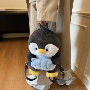 Nuovo Arrivo: Zaino Peluche a Forma di <span class=keywords><strong>Pinguino</strong></span> Morbido e Carino, Borsa Peluche per Bambini, Regalo Perfetto - Product Image 2