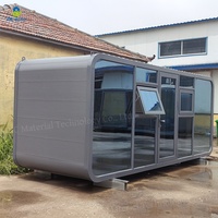 Cabine de luxe Apple, maison mobile, bureau modulaire, bureau mobile pour le travail en extérieur, bureau de jardin