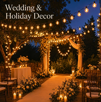 Guirlandes lumineuses LED vintage G40, étanches IP44, ampoules globe à culot E12, décoration de jardin extérieure, lumières de fête