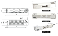 Capteur de pesage intelligent pour machine à café, cellule de pesage numérique en alliage d'aluminium GPB100D Modbus RTU haute résolution