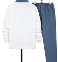 Ensemble de costume slim coréen créatif pour homme – Tenue décontractée et de mariage pour l'automne – Ensemble veste de costume formel style coréen