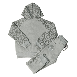 Commercio all'ingrosso produttore di cotone ragazze set di abbigliamento manica lunga stile Casual invernale per i bambini di età compresa tra 6 anni tessuto di stampa autunnale - Product Image 4