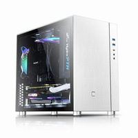Boîtier de PC Gamer SKTC Genius S200 Standard Micro ATX en Aluminium-Fer avec Refroidisseur GPU/CPU de Grande Taille, Ports USB 3.02 Type-C et Audio