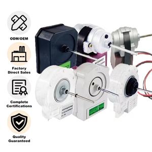 Moteur de ventilateur à courant continu à balais pour condenseur et évaporateur de réfrigérateur, pour chambre froide et congélateur électrique - Product Image 1