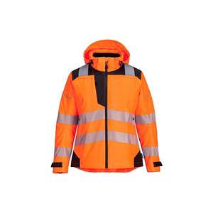 PORTWEST - PW389OBRM PW3 Veste de pluie haute visibilité pour femme Orange/Noir-EAN 5036108388134 PROTECTION TOUS TEMPS - Product Image 1