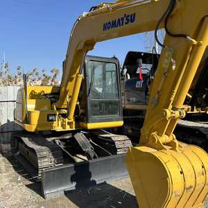 Mini-excavatrice sur chenilles Komatsu PC70 PC70-8 d'occasion de haute qualité, faible nombre d'heures, 7 tonnes, petite pelle d'occasion, composants principaux, moteur, pompe - Product Image 2