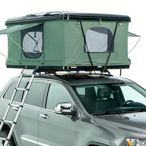 Carpa de techo rígida tipo concha de aluminio para 3 personas para camping y senderismo - Product Image 3