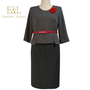 Elegant Dress Elder Ladies Dot Print Church Dresses Turkey Women Dress Plus Size Women Floral Print <b>Clothes</b> - Product Image 5