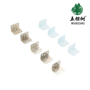 Équerres en acier Wukeshu, 5 mm d'épaisseur, acier laminé à froid, en forme de L, 90 degrés, support d'angle peint en blanc - Product Image 5