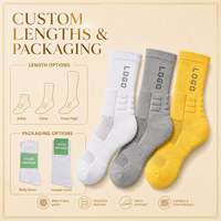 Chaussettes de sport personnalisées avec logo, chaussettes de sport extensibles de qualité supérieure pour l'exercice, la marche et les performances quotidiennes