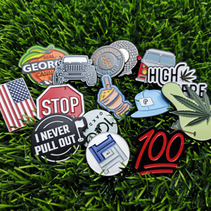 Marqueurs de balle de <span class=keywords><strong>golf</strong></span> personnalisés en alliage de zinc, avec clip pour chapeau et logo sur mesure, fabrication classique, fournisseur d'or - Product Image 5