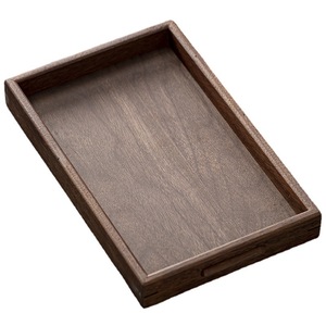 Walnut Wood <b>Tray</b> Household Tea Serving <b>Tray</b> Handmade Solid Wood <b>Large</b> Size For Tea Ceremony - Product Image 5