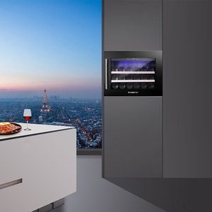 Vinopro 18 Chai Ngang Được Xây Dựng Trong Tủ Đứng Tủ Lạnh Rượu Vang Đỏ Tủ Lạnh Mát Điện <span class=keywords><strong>Mini</strong></span> Rượu Vang Mát - Product Image 4