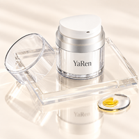 Pot à crème sans air 30g 50g, flacon pompe à lotion 50ml 100ml, ensemble d'emballages cosmétiques vides en plastique PS pour sérum et crème visage