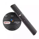 Control Remoto XMRM-19 de Código Fijo, Plástico ABS y Silicona para TV LED con Control por Voz, 4 Botones, Batería AAA, Alcance de 10m