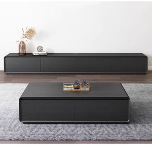 Mesas de centro de lujo Mesa de té dorada Soportes de <span class=keywords><strong>TV</strong></span> modernos Gabinetes de <span class=keywords><strong>TV</strong></span> Juegos de muebles de sala de estar - Product Image 2