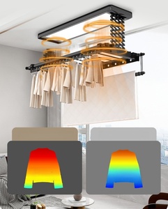 Intelligent remote control lifting clothes rack for home balcony fully automatic reinforced large screen electric clothes rack - Product Image 4
