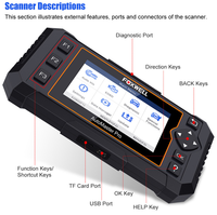 Lecteur de code automobile OBD2 EOBD NT624 Elite pour diagnostic complet du système, ABS, SRS, SAS, transmission, réinitialisation de l'huile, EPB