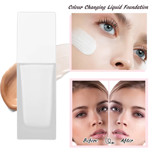 Fond de teint liquide à changement de couleur <span class=keywords><strong>Maquillage</strong></span> Fond de teint végétalien à couverture complète Fond de teint crème imperméable et mat Ph <span class=keywords><strong>Adopt</strong></span> - Product Image 6