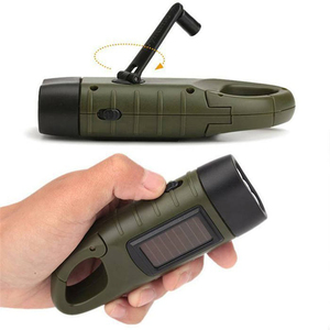 Solar al aire libre recargable Dynamo linterna de emergencia lámpara recargable - Product Image 4