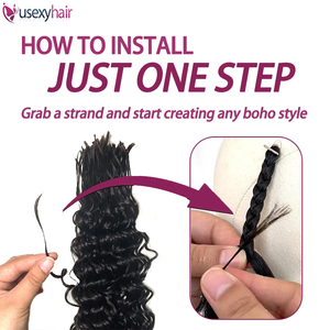 <span class=keywords><strong>ผม</strong></span>ถักเปียสำเร็จรูปสำหรับทรงผมโบโฮ ลอนน้ำลึก <span class=keywords><strong>ผม</strong></span>แท้แบบเป็นมัด สำหรับถักผมล็อค ถักโครเชต์ ต่อผมแท้ - Product Image 5