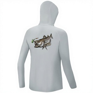 เสื้อเจอร์ซีย์ตกปลาสำหรับเด็กผู้ชาย ไซส์พลัส น้ำหนักเบา แห้งเร็ว กันน้ำ ลายพรางดิจิทัล ระบายอากาศได้ดี ป้องกันแสงแดด UPF 50+ สำหรับฤดูร้อน - Product Image 2