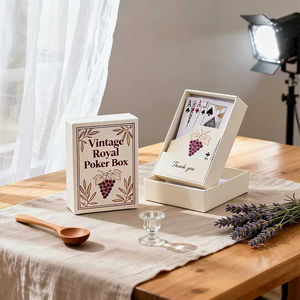 Caja de Cartas de <span class=keywords><strong>Tarot</strong></span> de Papel Brillante con Esquinas Redondeadas Personalizada con Diseño Personalizado para Jugar - Product Image 2