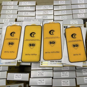 ฟิล์มโค้งขนาดใหญ่ติดกาวแบบเต็มจอกระจก9D 9H สำหรับ <span class=keywords><strong>iPhone</strong></span> 11 Pro 12 MINI 13 14 PLUS 15 16 PRO MAX อุปกรณ์ป้องกันหน้าจอ - Product Image 3