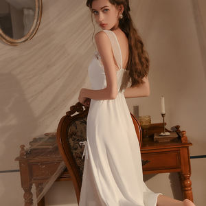 Commerce extérieur transfrontalier Européen et Américain Nouvelle Lingerie Sexy Sexy Femmes Maille Fente Jarretelles Jupe Longue Costume Sexy - Product Image 3