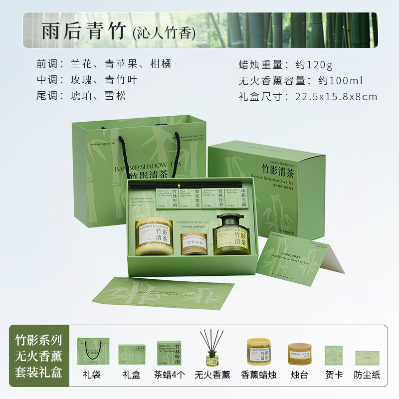 Bamboo Shadow Scented Gift Set [Green Bamboo After Rain]