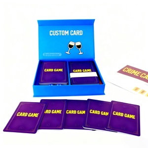 Gioco da Tavolo <span class=keywords><strong>per</strong></span> <span class=keywords><strong>Adulti</strong></span> di Alta Qualità, Design Personalizzato, Carte da Gioco Premium con Scatola - Product Image 1