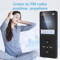 Nouveau lecteur de musique MP3 avec écran LCD, haut-parleur intégré, récepteur audio sans fil portable BT, lecture sportive