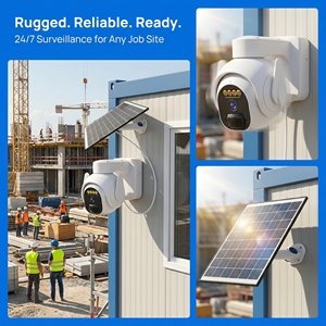Cámara de Seguridad PTZ Solar Wifi de 3MP Directo de Fábrica, Larga Duración de Batería 350 °   Rotación IP66 a prueba de agua con aplicación Tuya - Product Image 3