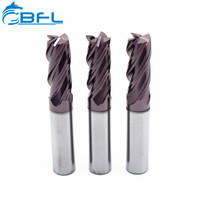 Brocas CNC de carburo de tungsteno, 4 flautas, BFL Changzhou