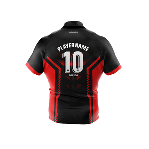 Maillot de <span class=keywords><strong>rugby</strong></span> personnalisable réversible, maillot de football américain à manches courtes, grande taille, respirant, avec motifs drapeau et numéros, ensembles hauts/chemises - Product Image 6