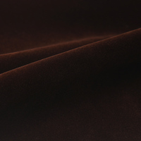 Tissu en velours floqué nylon/acrylique aux couleurs personnalisées pour l'emballage de boîtes à bijoux et montres et la sellerie