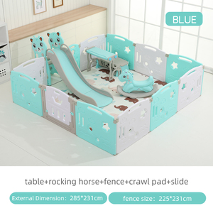 Valla de seguridad <span class=keywords><strong>para</strong></span> niños, parque de juegos portátil de plástico plegable <span class=keywords><strong>para</strong></span> interior, fabricante, corralito <span class=keywords><strong>para</strong></span> bebé - Product Image 5