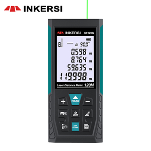 INKERSI Industriële draagbare laser-afstandsmeter 50M-120M bereik 2mm nauwkeurigheid IP54 waterdicht <span class=keywords><strong>AAA</strong></span>-batterij - Product Image 1