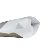 Sachet Doypack en papier kraft imperméable avec fermeture éclair et fenêtre, idéal pour les snacks et les noix