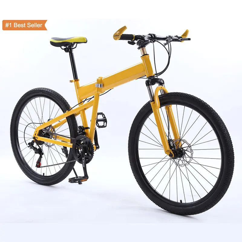 Istaride Hot Sale 26 Inch Steel Frame Folding Mountain Bike Cykl Skfadania 21 Speed Adult Road Bicycle